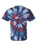 Unisex Multi-Color Cut-Spiral Tie-Dyed T-Shirt Dyenomite 200T2