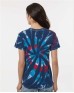 Unisex Multi-Color Cut-Spiral Tie-Dyed T-Shirt Dyenomite 200T2