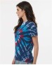 Unisex Multi-Color Cut-Spiral Tie-Dyed T-Shirt Dyenomite 200T2