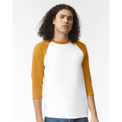 CVC Three-Quarter Sleeve Tee American Apparel 2003CVC