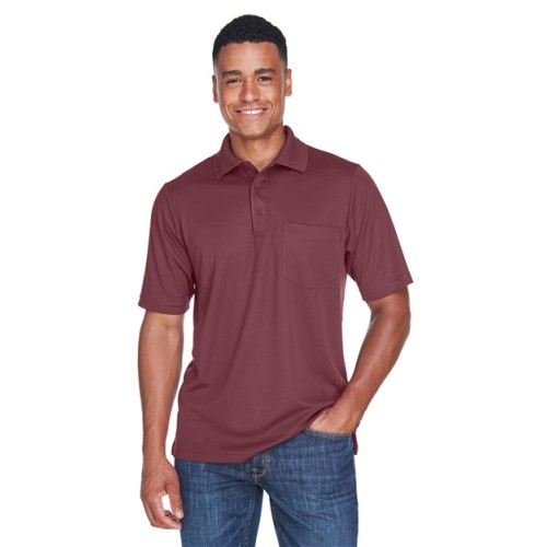 Men's Origin Performance Piqué Polo with Pocket CORE365 88181P