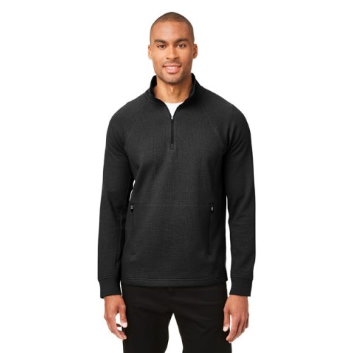 Men's Rhythm Waffle Quarter-Zip Pullover North End NE200