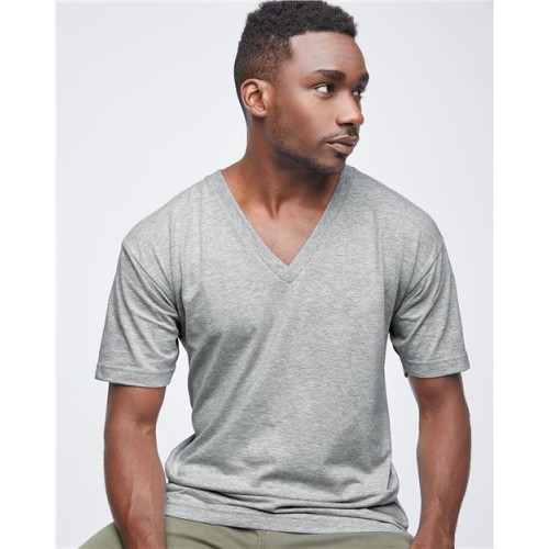 Unisex Fine Jersey V-Neck Tee American Apparel 2456W
