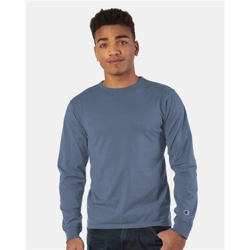 Unisex Garment-Dyed Long Sleeve T-Shirt Champion CD200