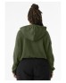 Bella + Canvas 7506C   Ladies' Sponge Fleece Cinched Bottom Hooded Sweatshirt