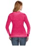 J America JA8255   Ladies' Zen Thermal Long-Sleeve T-Shirt