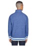 J America JA8703   Adult Peppered Fleece Quarter-Zip