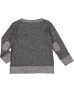 Rabbit Skins RS3379   Toddler Harborside Melange French Terry Crewneck with Elbow Patches