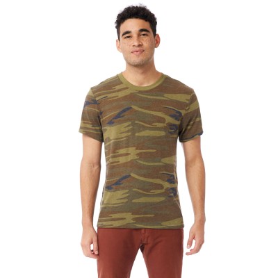 Alternative 01973EA   Unisex Printed Eco-Jersey Crew