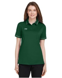Under Armour 1376905   Ladies' Tipped Teams Performance Polo