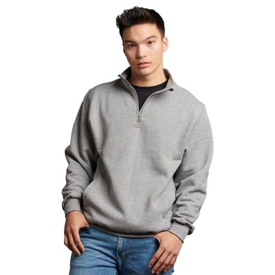 Russell Athletic 1Z4HBM   Unisex Dri-Power Quarter-Zip Fleece