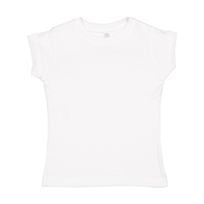 Rabbit Skins 3316   Toddler Girls' Fine Jersey T-Shirt