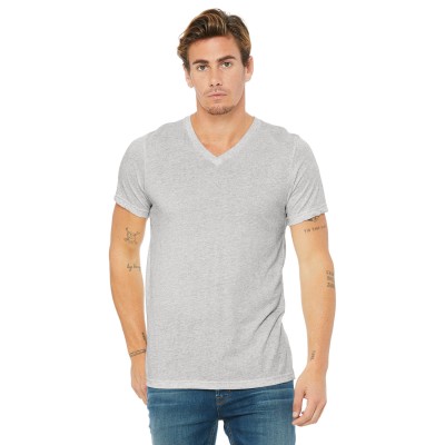 Bella + Canvas 3415C   Unisex Triblend V-Neck T-Shirt
