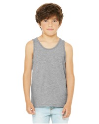 Bella + Canvas 3480YCV   Youth Heather CVC Tank