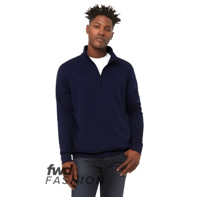 Bella + Canvas 3740C   FWD Fashion Unisex Quarter Zip Pullover Fleece