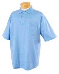 Adult SpotShield Pocket Jersey Polo - Jerzees 436P Polo Shirts