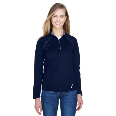 North End 78187   Ladies' Radar Quarter-Zip Performance Long-Sleeve Top
