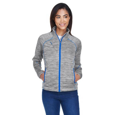North End 78697   Ladies' Flux Melange Bonded Fleece Jacket