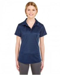 Ladies' Cool & Dry Jacquard Stripe Polo - UltraClub 8220L Polo Shirts