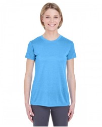 Ladies' Cool & Dry Heathered Performance T-Shirt - UltraClub 8619L Shirts