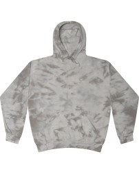 Adult Unisex Crystal Wash Pullover Hooded Sweatshirt - Tie-Dye 8790 Hooded Sweatshirts