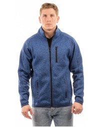 Men's Sweater Knit Jacket - Burnside B3901 Mens Jackets