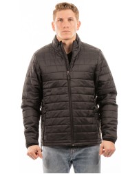 Adult Box Quilted Puffer Jacket - Burnside B8713 Puffer Jackets