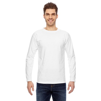 Adult 6.1 oz., 100% Cotton Long Sleeve T-Shirt - Bayside BA6100 Cotton T Shirts