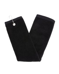 Carmel Towel Company C1625TG   Trifold Golf Towel with Grommet and Hook