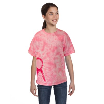 Youth Shapes T-Shirt - Tie-Dye CD1150Y T Shirts