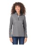 CORE365 CE73W Ladies' Venture Heathered Stripe Quarter-Zip