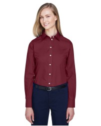 Devon & Jones D620W   Ladies' Crown Collection Solid Broadcloth Woven Shirt