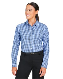 Devon & Jones DG536W   CrownLux Performance Ladies' Gingham Shirt