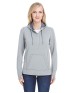 J America JA8431   Ladies' Omega Stretch Snap-Placket Hooded Sweatshirt