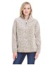 J America JA8451   Ladies' Epic Sherpa Quarter-Zip