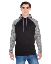 J America JA8612   Adult Colorblock Cosmic Pullover Hooded Sweatshirt