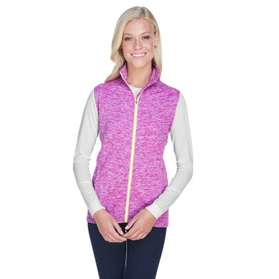 J America JA8625   Ladies' Lasic Cosmic Fleece Vest