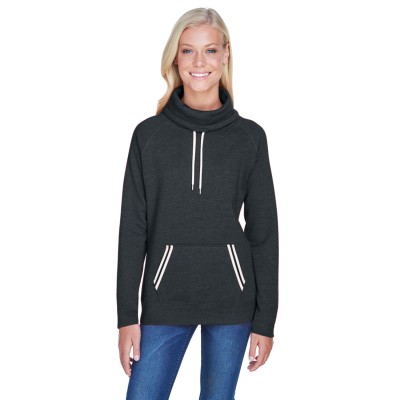 J America JA8653   Ladies' Relay Cowl Neck