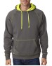 J America JA8883   Adult Shadow Fleece Pullover Hood