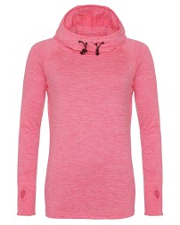 Just Hoods By AWDis JCA038   Ladies' Cool Cowl-Neck Long-Sleeve T-Shirt