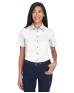 Harriton M500SW   Ladies' Easy Blend Short-Sleeve Twill Shirt with Stain-Release