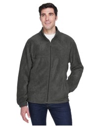 Men's Tall 8 oz. Full-Zip Fleece - Harriton M990T Jackets