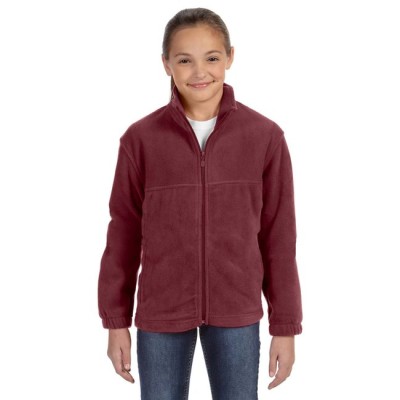 Harriton M990Y   Youth Full-Zip Fleece