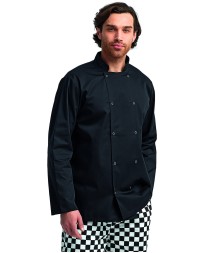 Artisan Collection by Reprime RP665   Unisex Studded Front Long-Sleeve Chef's Jacket