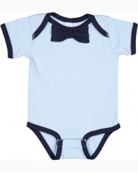 Infant Baby Rib Bow Tie Bodysuit - Rabbit Skins RS4407 Baby Bodysuits