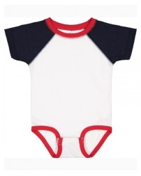 Infant Baseball Bodysuit - Rabbit Skins RS4430 Baby Bodysuits