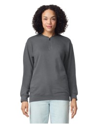Gildan SF008 Unisex Softstyle Midweight Fleece Quarter-Zip Sweatshirt