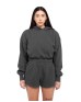 Shaka Wear SHGWC Ladies' Garment Dye Crop Hooded Sweatshirt