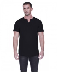 Men's Cotton/Modal Slit V-Neck - StarTee ST2822 Mens T Shirts