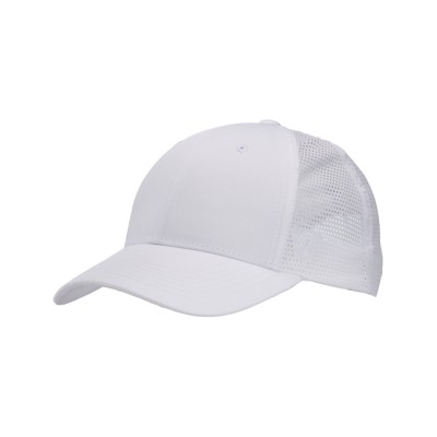 J America TW5536   Flight Lasercut Mesh Trucker Hat